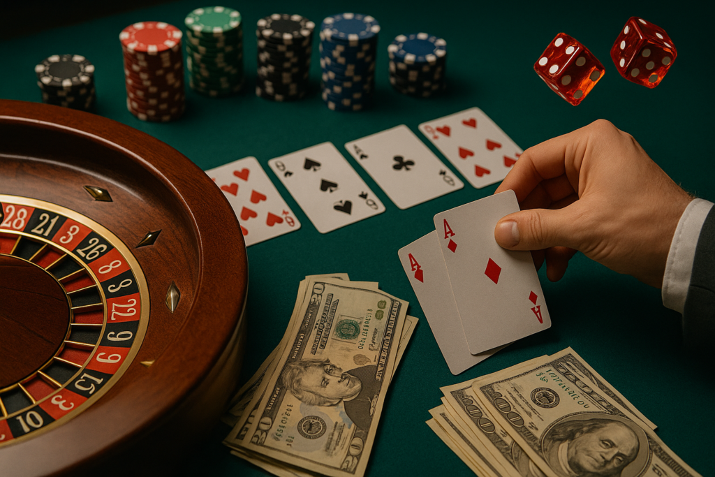 Казино на живо: рулетка, блекджек и бакара за начинаещи